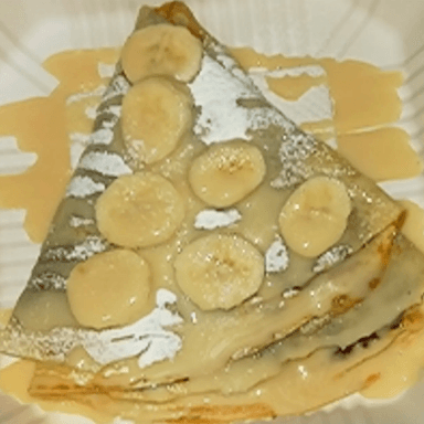 Crepa Banano Nutella y Fresa Fruta
