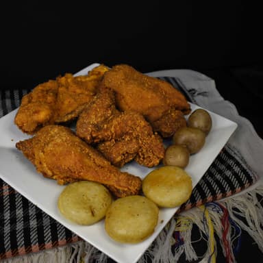 Medio Pollo Apanado