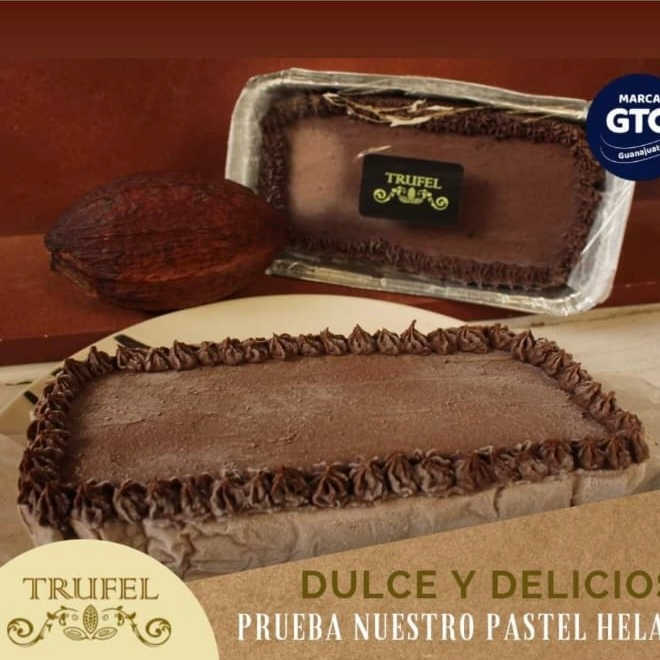 Pastel Helado de Cacao 1kg