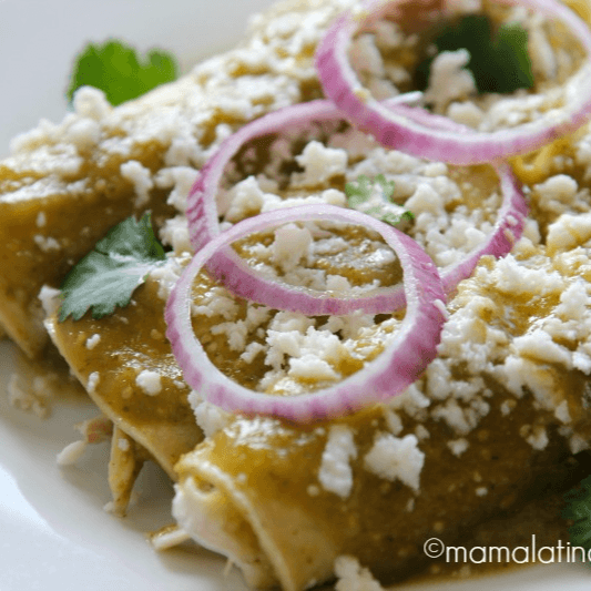 Enchiladas Verdes
