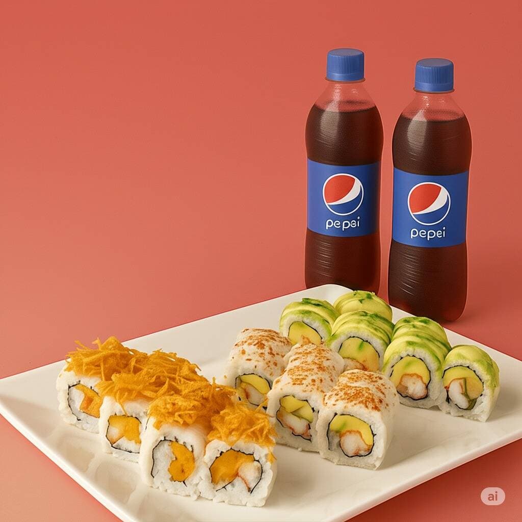60 Makis + 3 PEPSI 355 ML