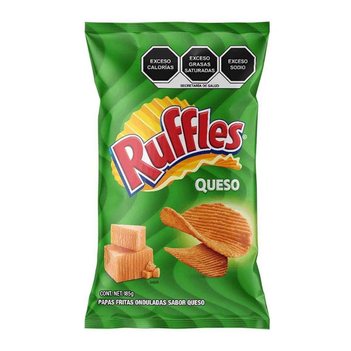 Papas Fritas Onduladas Sabor Queso Sabritas Ruffle