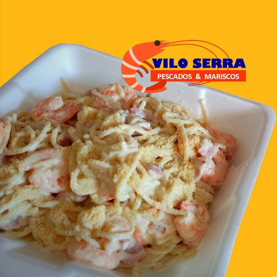 PASTA ALFREDO CON CAMARONES