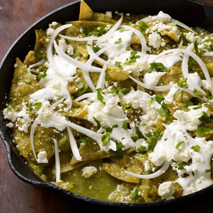 Chilaquiles Verdes Solos