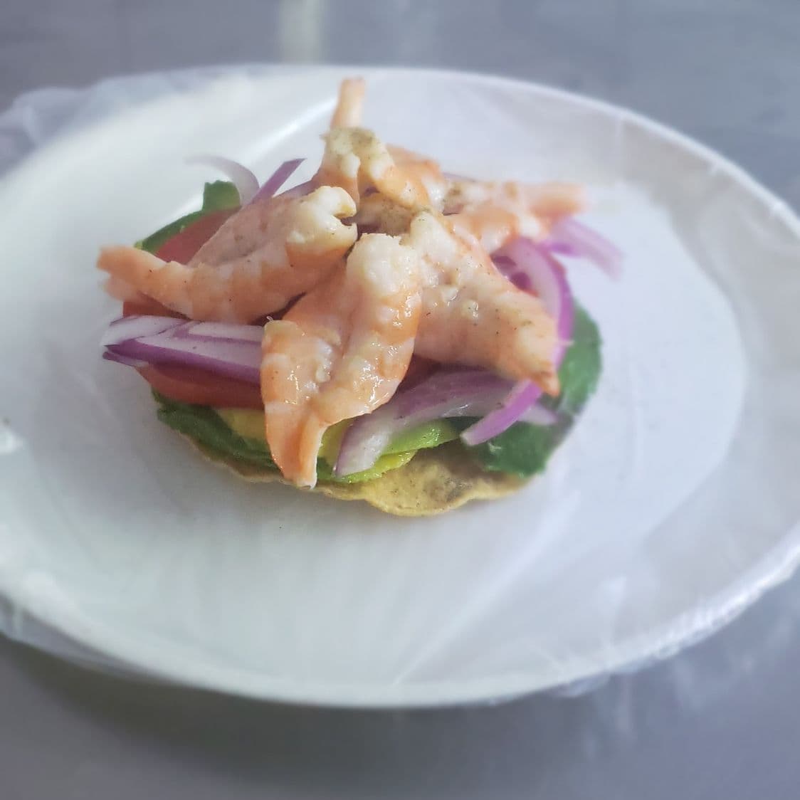Tostada Especial de Camarón