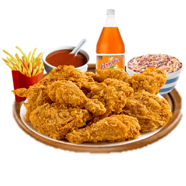 2 Pollos Camperos (16 Piezas) + Peñafiel 2L GRATIS
