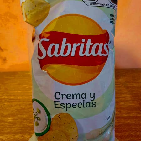 sabritas crema y especies