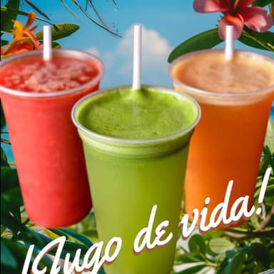 El Jugo de Vida Frank Suárez.  MEDIO LITRO
