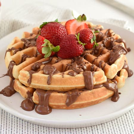 Waffles de NUTELLA
