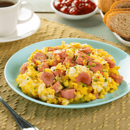 Huevos Rancheros, Arroz y Arepa