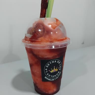 Chamoyada de fresa 14 onz