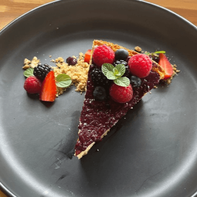 Pay de Queso y Frutos Rojos