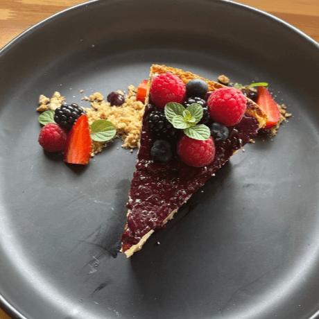 Pay de Queso y Frutos Rojos