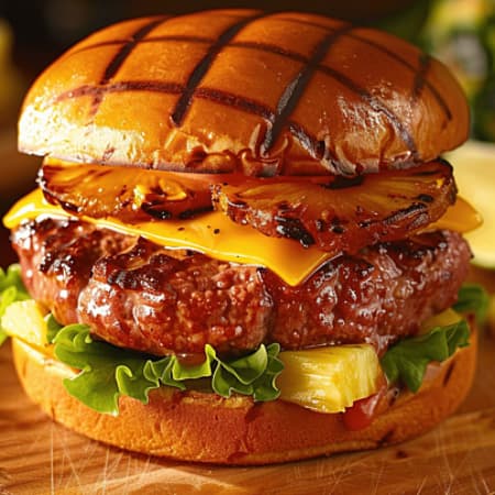 Hamburguesa Hawaiana