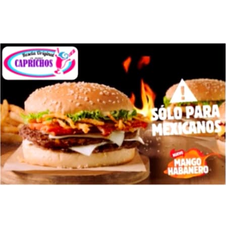 Hamburguesa Mango Habanero