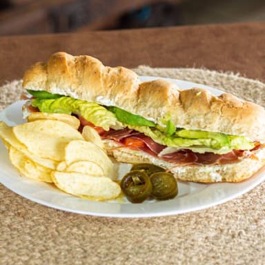 Baguette serrano con queso, 350 g