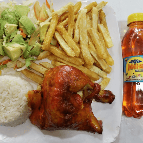 Combo Personal + 1/4 de Pollo Asado o Frito