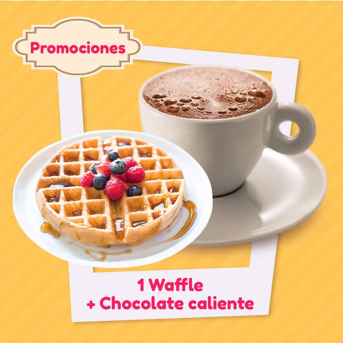 Combo-1 Waffle + 1 Chocolate