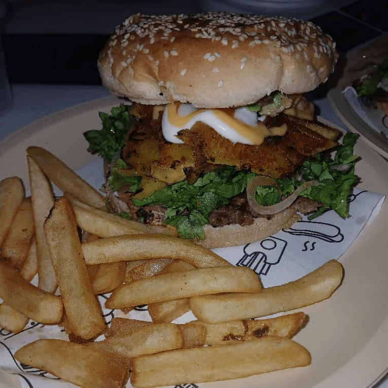 Hamburguesa Hawaiana
