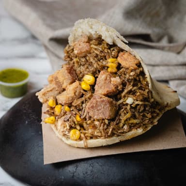 Arepa Mazorcada Chicharrón