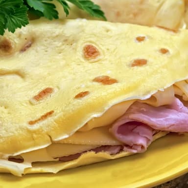 Crepa Jamón y Philadelphia