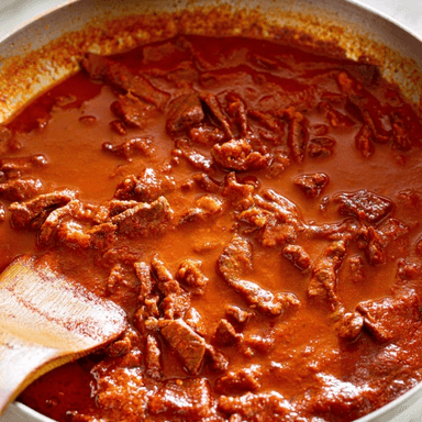 Bistec en Salsa Roja ( Comida Completa)