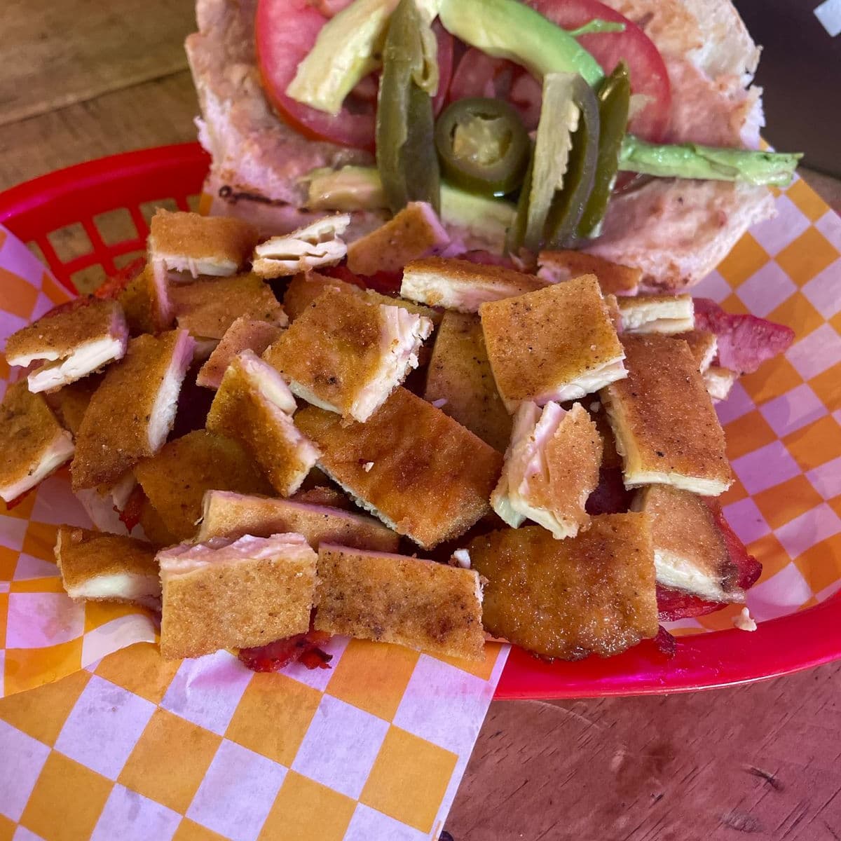 Torta de Milanesa de pollo
