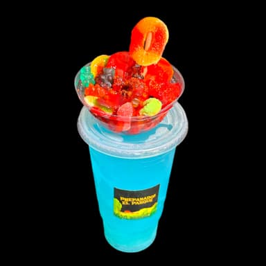 Azulita con Gomitas (1 Litro)