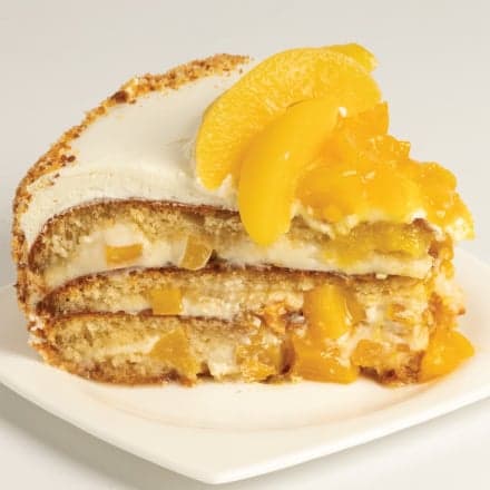 Porción Torta Melocotón
