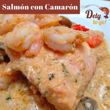 Salmón con Camarón Familiar (4 Personas)