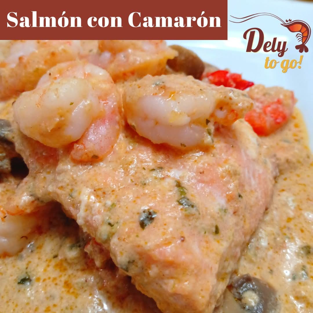 Salmón con Camarón Familiar (4 Personas)