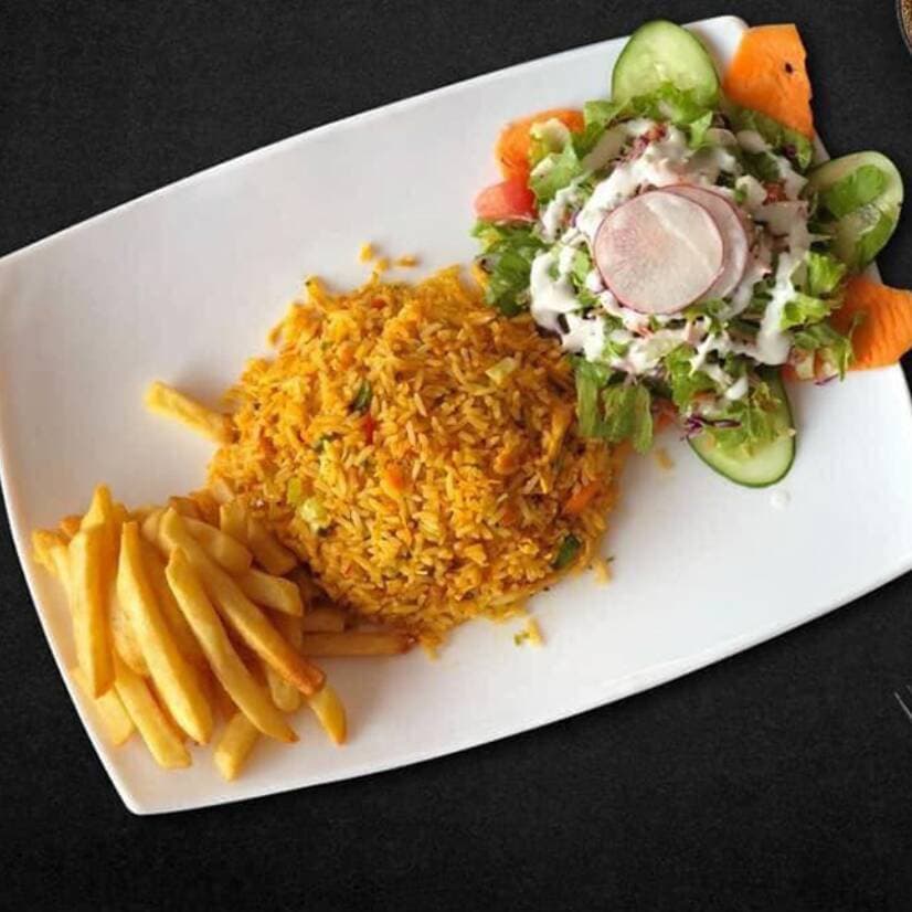 Arroz con Pollo + Bebida