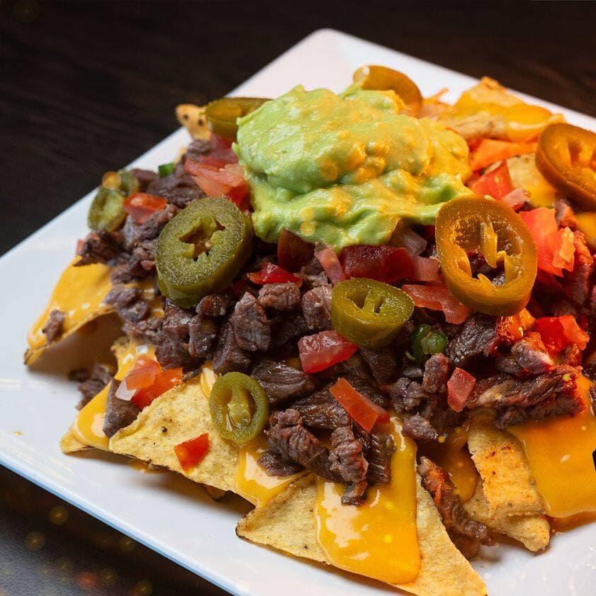 Nachos con Carne Grandes