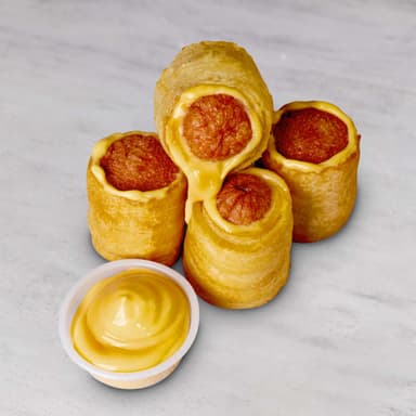 Salchurritos Cheddar