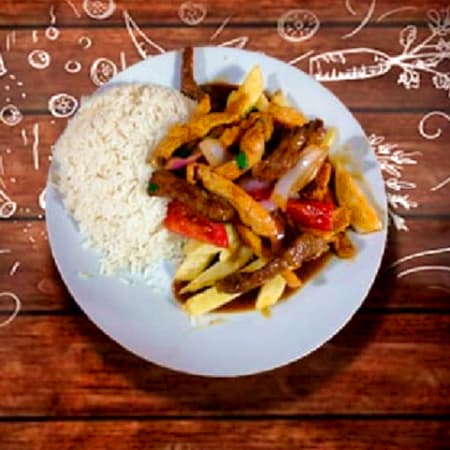 Lomo de  Pollo y Carne