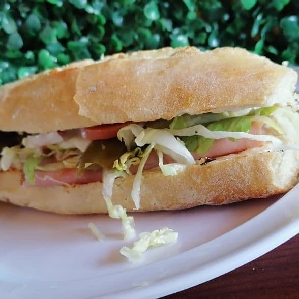 Lonche de Jamón con Panela