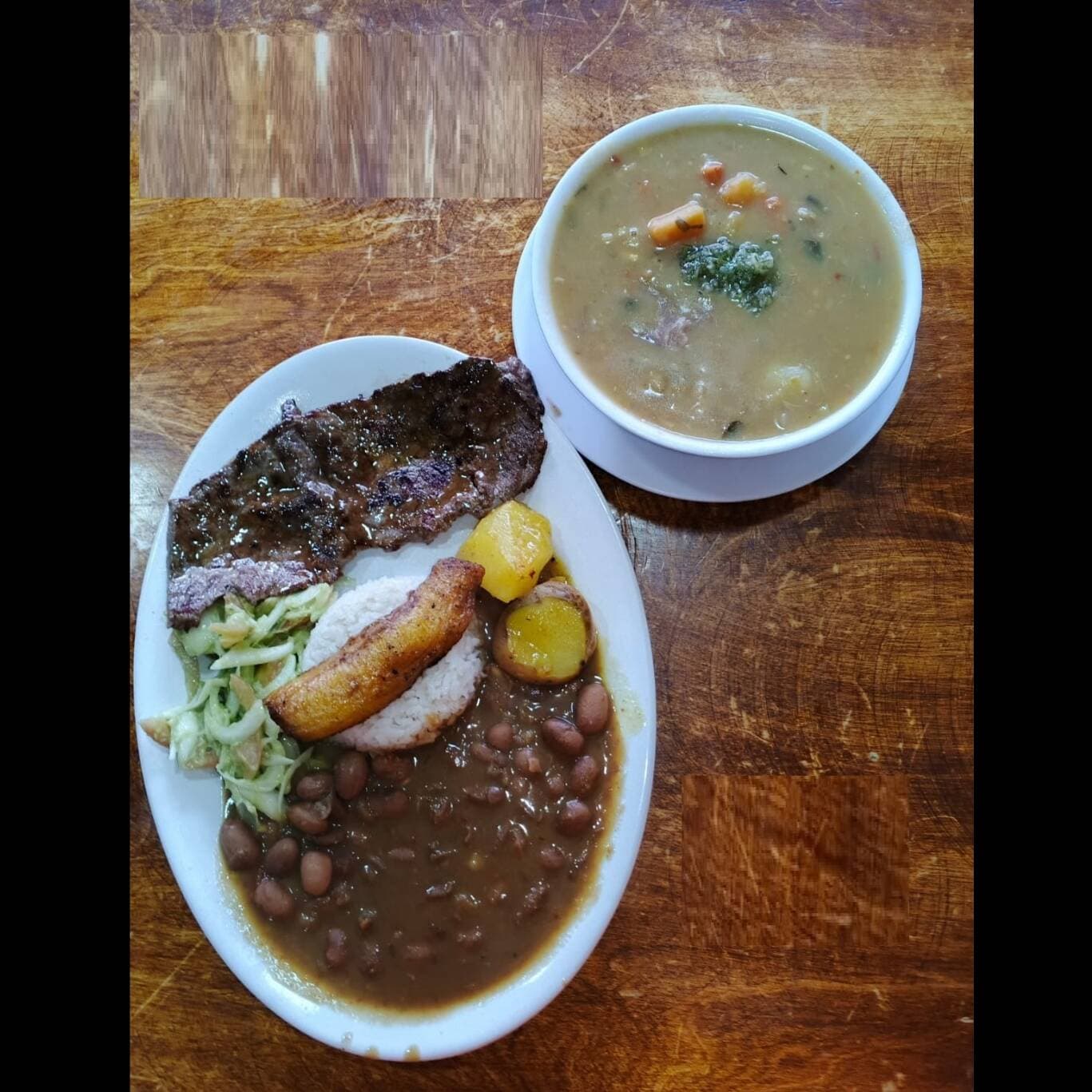 Carne Asada Frijol