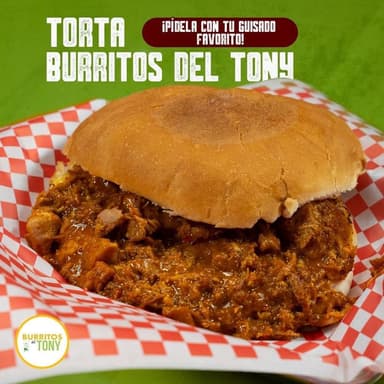 Combo Torta de Guisado + Agua Natural de Sabor