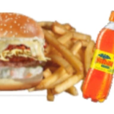 Hamburguesa con Delicias Combo Tocineta y Queso