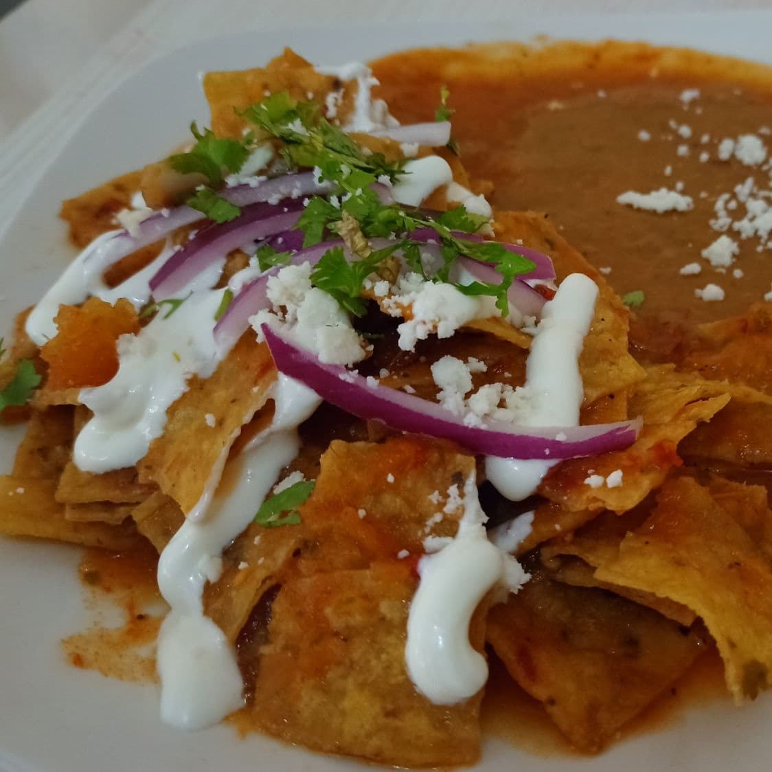 Una Orden de Chilaquiles Sencillos y Un Desayuno