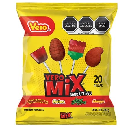 PALETA VERO MIX 20PZ