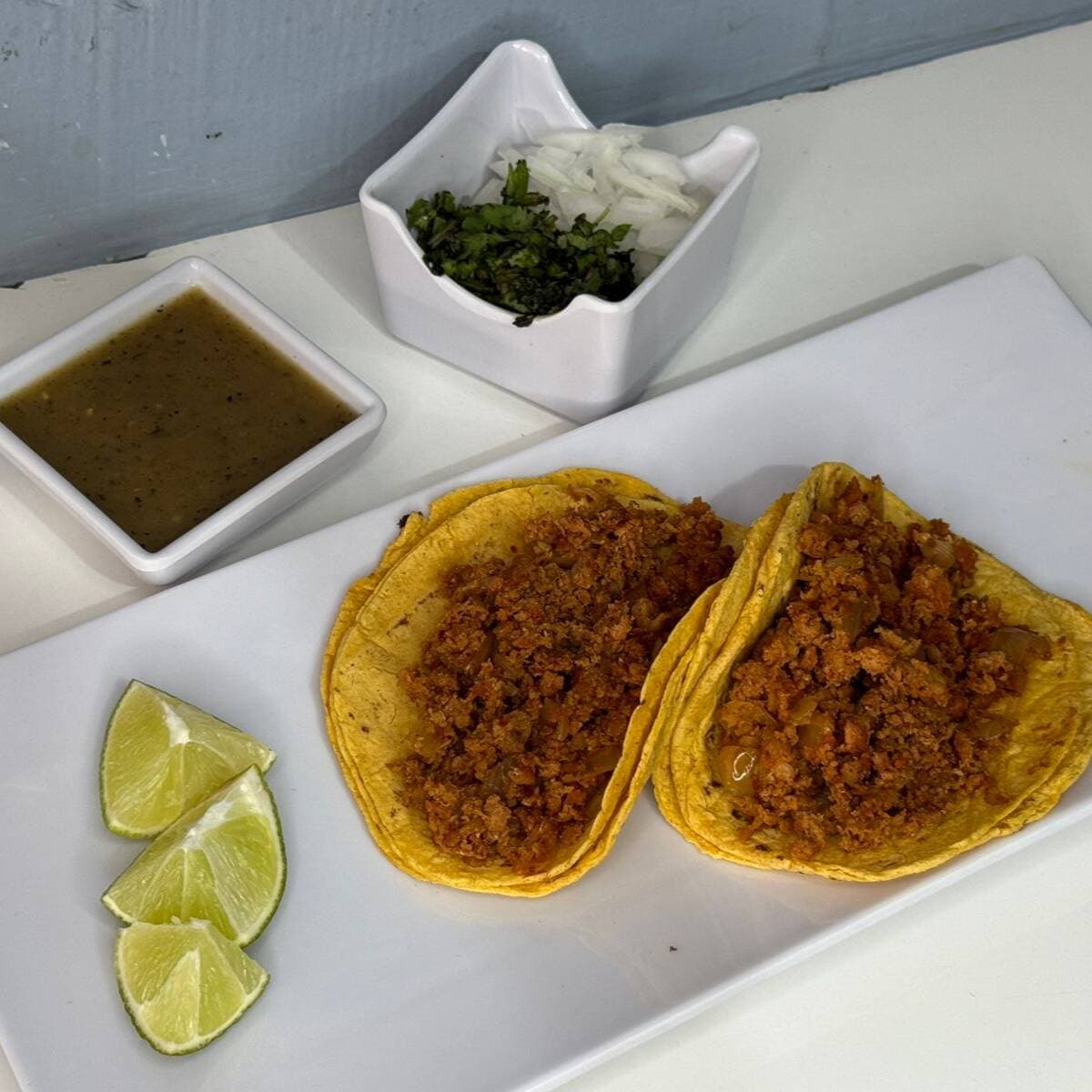 Taco de chorizo