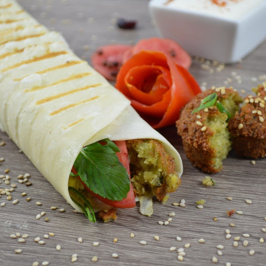Wrap de Falafel Grande
