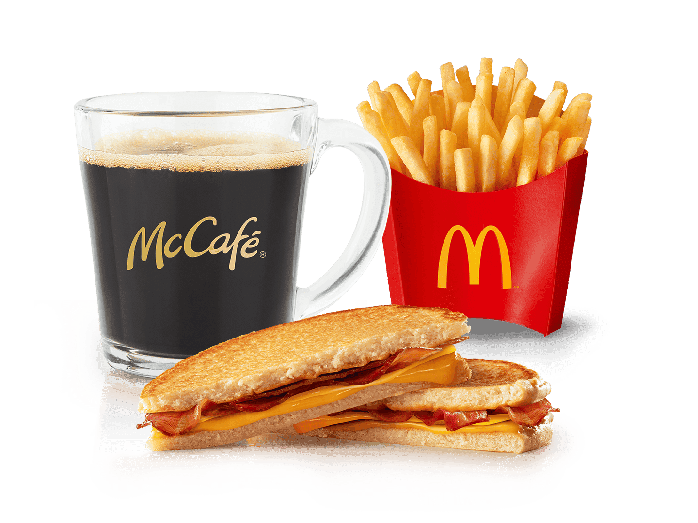 Combo Tocino y Queso con café