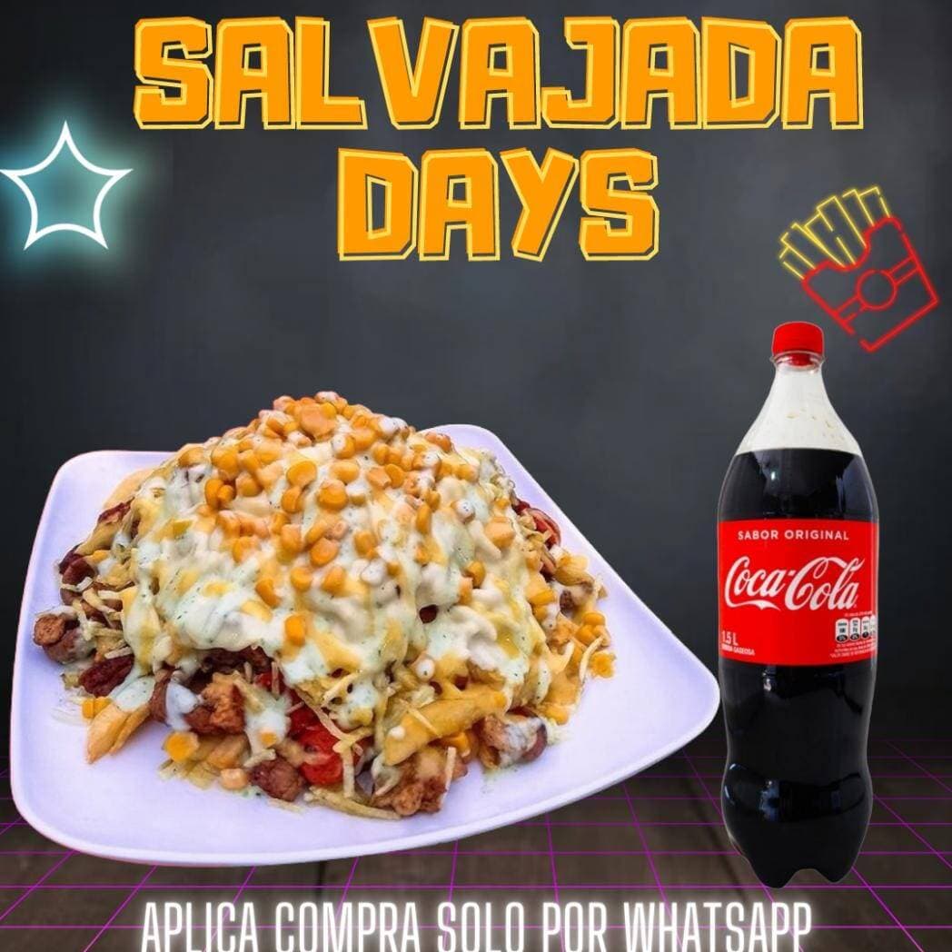 Salvajada Days Night Gratinada + Coca Cola 1,5