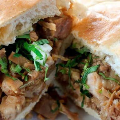 Torta de Carnitas Maciza