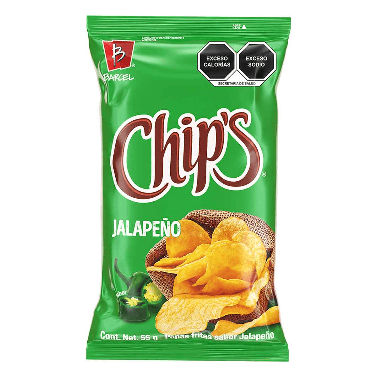 Papas Fritas Chips Jalapeño 150 G