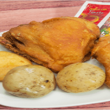 1/2  Pollo Broaster