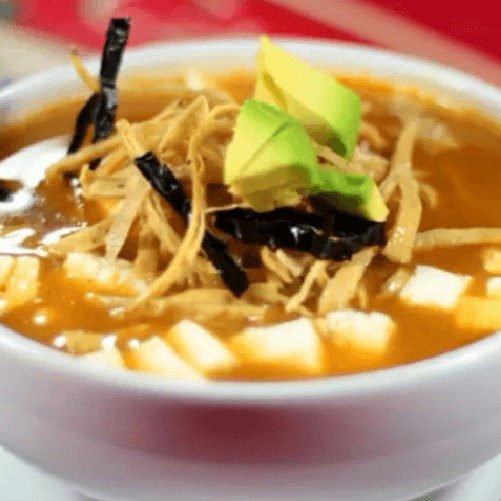 Sopa Azteca de tortilla