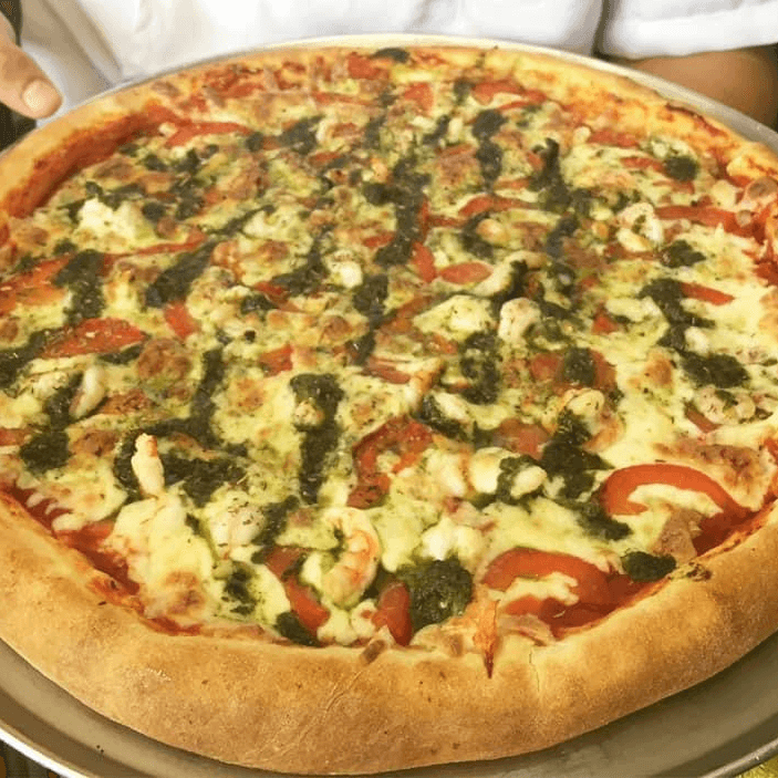 Pizza de Camarón 14"
